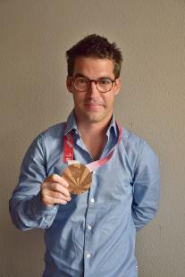 Robin Le Barreau, médaille de bronze en aviron aux Jeux paralympiques de Tokyo (août 2021)