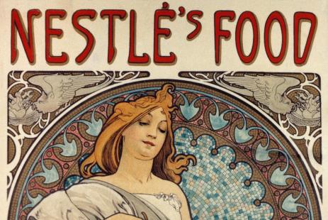 Affiche Nestlé par Mucha en 1897